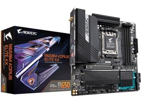 Mother Gigabyte B650m Aorus Elite Ax Am5 Ddr5 Wifi