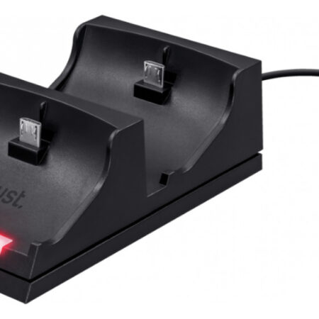 Base De Carga Doble Para Joystick Ps4 Trust Gxt235
