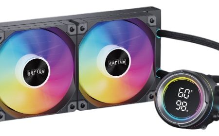 Water Cooling Raptor Aqua Pro 240 Display 2x Cpu Cooler