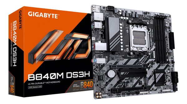 Mother Gigabyte B840m Ds3h Am5 Ddr5 Pcie 4.0