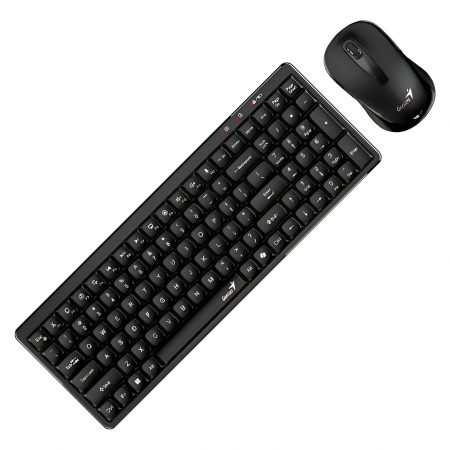 Teclado + Mouse Wireless Genius Luxemate Q8100 Black