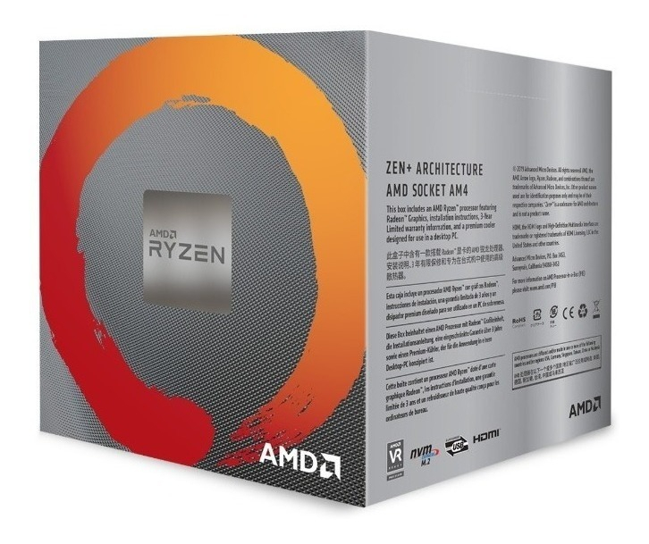 Procesador Amd Ryzen 5 3400g C/graficos C/cooler - Image 4
