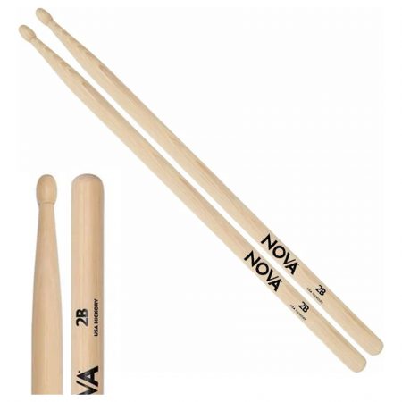 Palillos De Batería Nova Classic N2b Punta De Madera