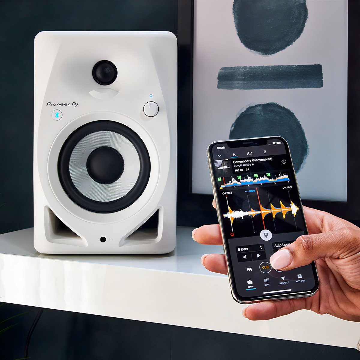 Monitores De Estudio Pioneer Dm-40d-bt-w 4 Pulgadas 40w Rms - Image 2