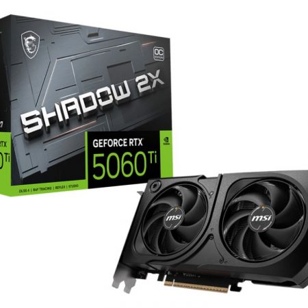 Placa De Video Msi Rtx 5060ti Shadow 2x Oc Plus 8gb