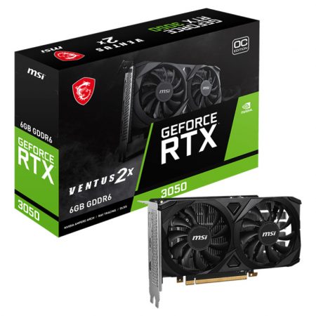 Placa De Video Msi Rtx 3050 Ventus 2x 6gb Oc Gddr6