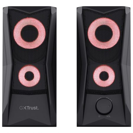 Parlantes Trust Gxt 606 Javv 2.0 Rgb Alimentacion Usb Negro