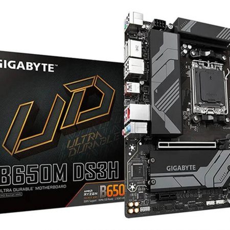 Tarjeta Madre Gigabyte B650m Ds3h Pcie 4.0 2.5gbe Am5 Ddr5 Negro