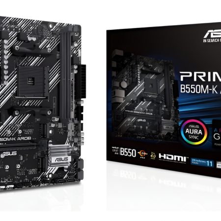 Motherboard Asus B550m-k Am4 Argb Matx Aura Ryzen Negro