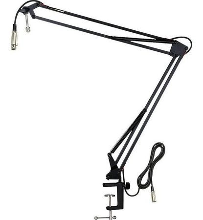 Brazo Articulado Pie De Microfono De Mesa Takstar St6 Radio Color Negro