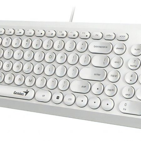 Teclado Genius Slimstar Q200 Blanco Usb Español