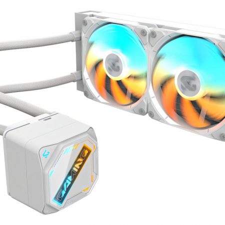 Refrigeración Líquida Water Cooler Gigabyte Gaming 240 Ice Argb Amd Am5 Intel 1851 1700 Color Blanco