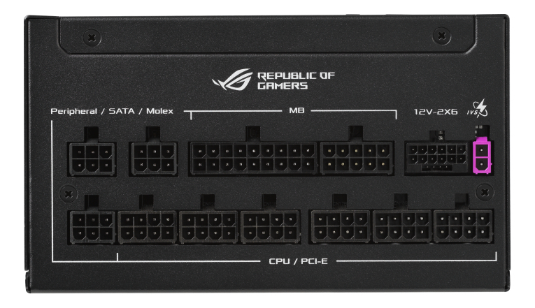 Fuente Alimentación Asus 1200w Rog Strix 80 Plus Platinum Modular Pcie 5 Negro - Image 4