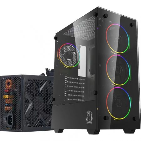 Kit Gabinete Raptor Sentinel + Fuente Raptor Volt 650w Br