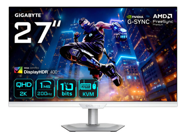 Monitor 27 Gigabyte M27q2 Ice Ips Gaming Qhd 200hz 1m Pivote
