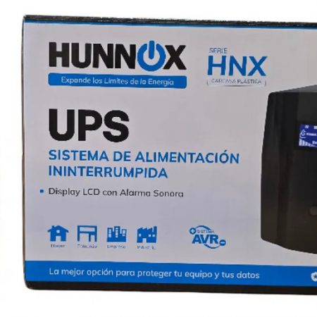 Ups Estabilizador Hunnox 1500va 900w Conexion Usb Lcd