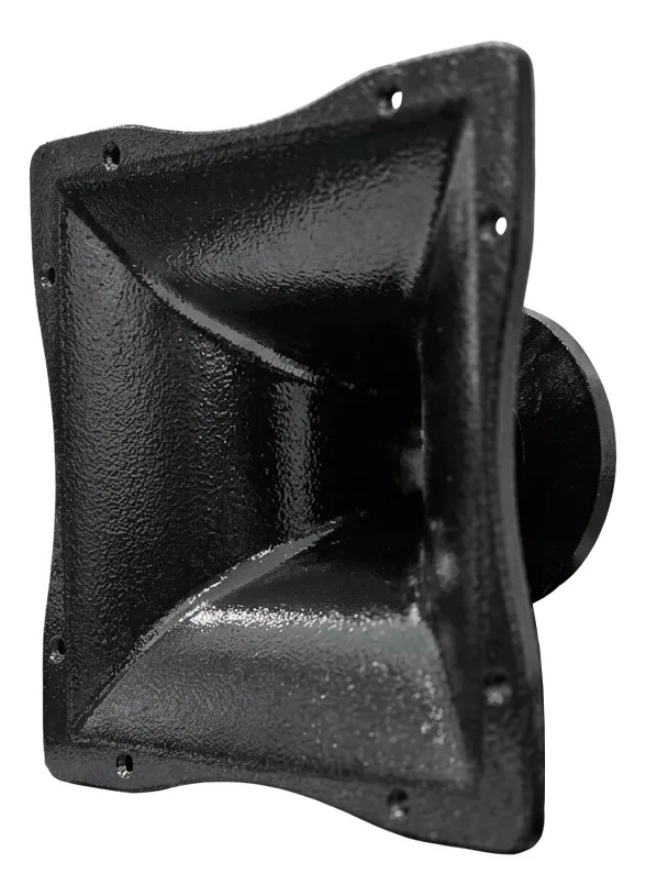 Bocina Driver Aluminio 24x24cm 90x70 Grados Rab Hf101-bk