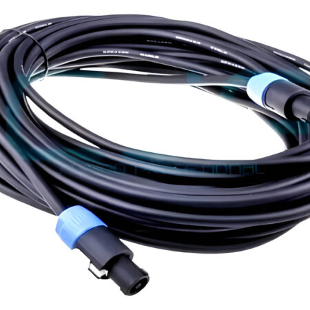 Cable Speakon De Audio Profesional Cablelab De 10 Metros Negro