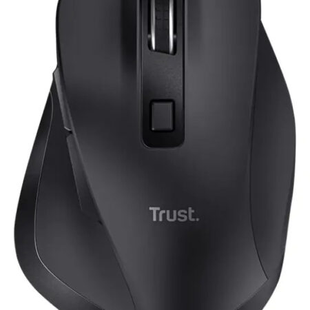 Mouse Trust Fyda Inalámbrico Multidispositivo Con Batería De Negro