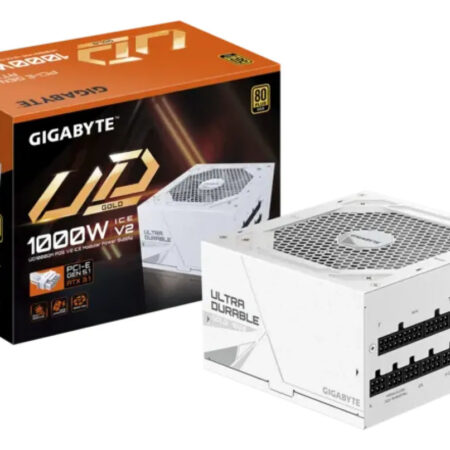 Fuente Gamer Gigabyte 1000w Pg5 Ice 80 Plus Gold Full Modula
