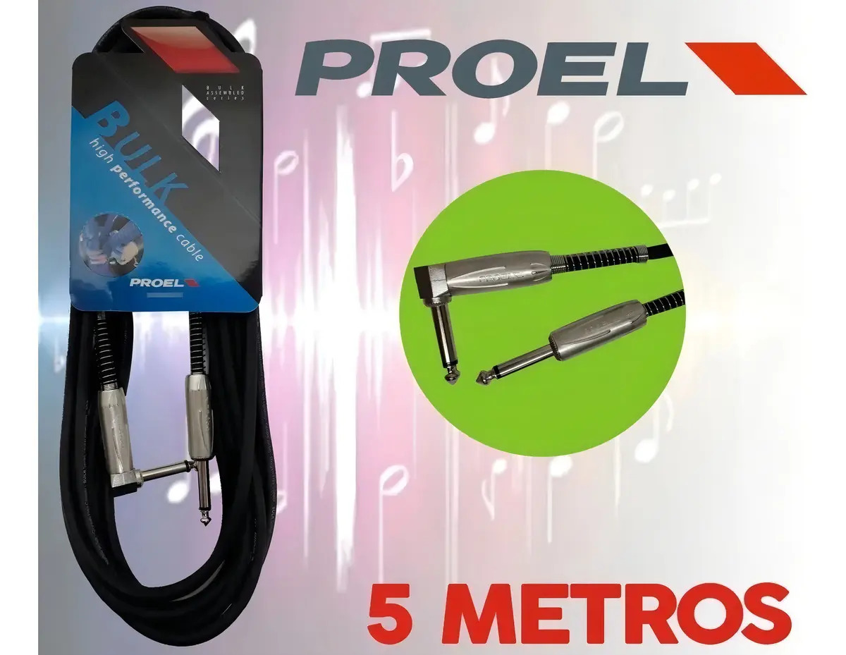 Cable Plug A Plug Mono 5m 6.3mm Proel Bulk100lu5 - Image 4
