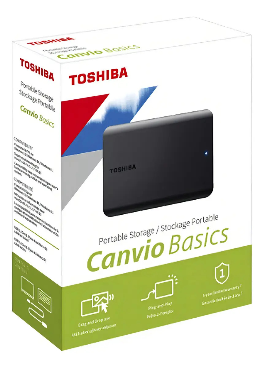 Disco Externo Toshiba Canvio 2tb Black Usb 3.0 Hdtb520xk3aa Negro - Image 8