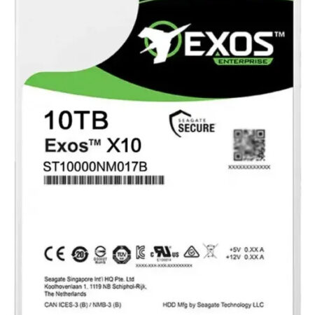 Disco Rigido 10tb Sata 256mb Seagate Exos St10000nm017b