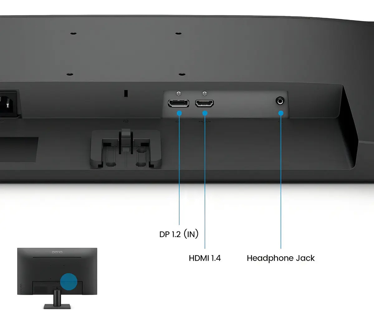 Monitor Benq Gw2491 23.8 Full Hd 1080p 100hz Led Ips Eye-care Negro - Image 4