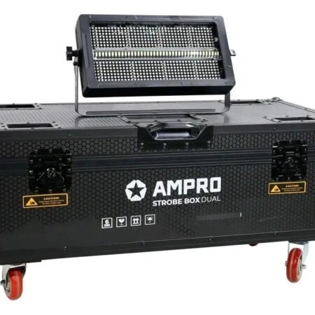 Kit X 6 Efecto Estrobo Wash 3 En 1 Ampro Strobe Box Dual Kit