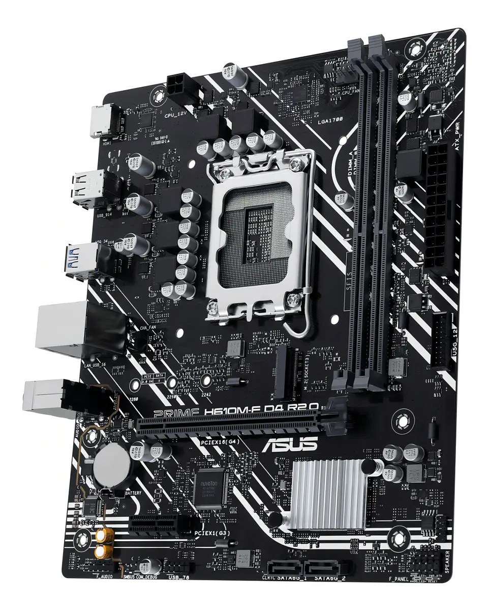 Mother Asus Prime H610m-f D4 R2.0 Intel 1700 Ddr4 - Image 4