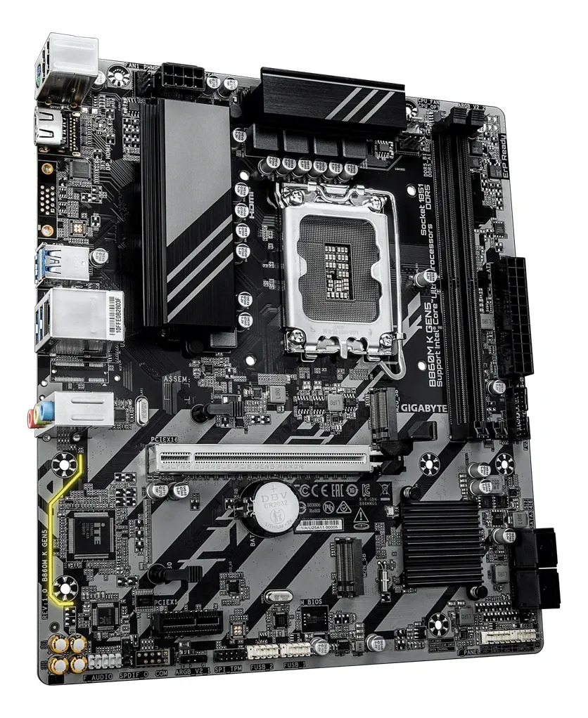 Mother Gigabyte B860m K Gen5 Lga1851 Ddr5