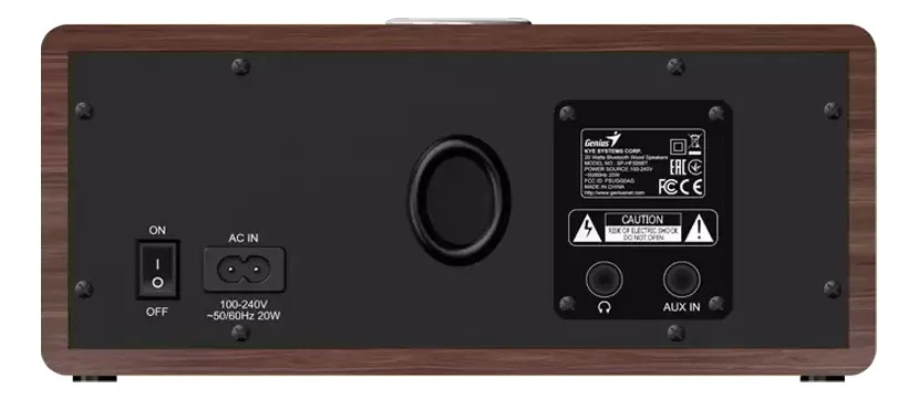 Parlante Bluetooth 20w Genius Sp-hf505bt Dark Brown - Image 3