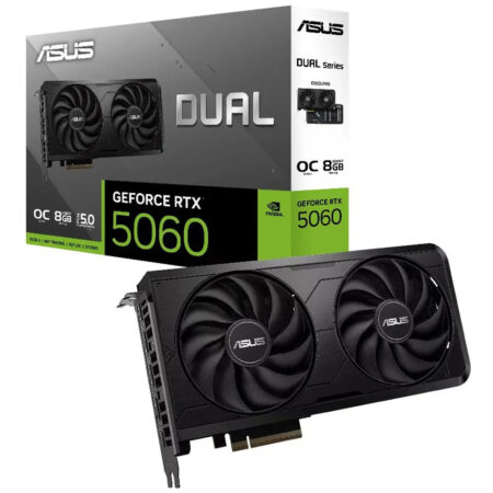 Placa De Video Geforce Rtx 5060 8gb Asus Dual Oc Evo