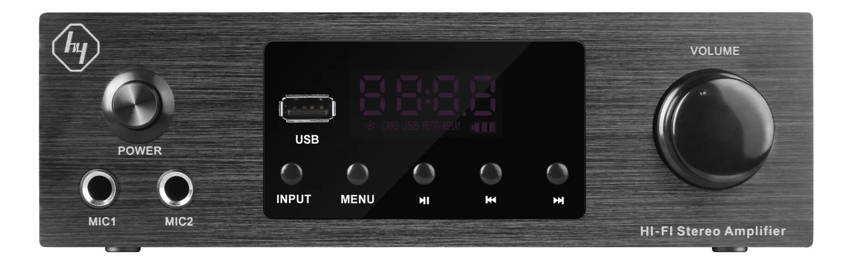 Amplificador Hi-fi 100w Rms Bt Usb Opt Hypersound Av-260