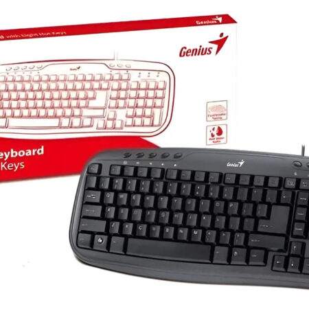 Teclado Genius Kb-m200 Usb Español Negro Español Latinoamérica Inglés Internacional