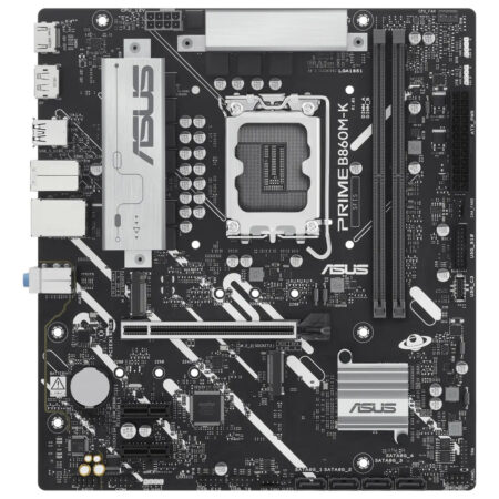 Tarjeta Madre Asus Prime B860m-k Lga1851 Ddr5 Micro Atx Color Negro