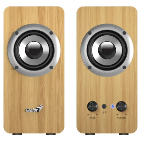 Parlantes 2.0 10w Pc 220v Genius Sp-hf400 Pine Wood