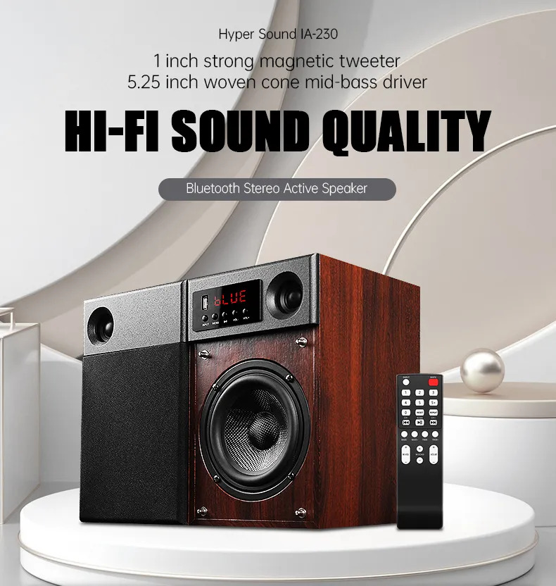 Sistema De Audio Hi-fi 2.0 80w Rms Hypersound Ia-230d - Image 3
