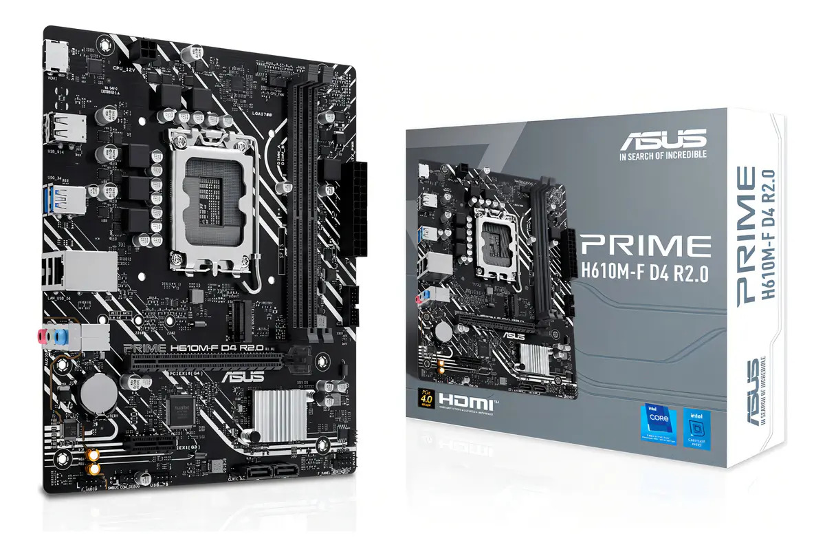 Mother Asus Prime H610m-f D4 R2.0 Intel 1700 Ddr4
