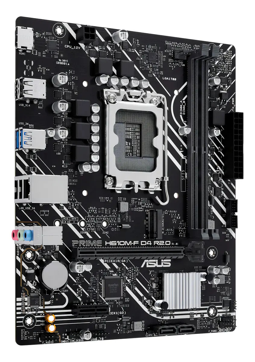Mother Asus Prime H610m-f D4 R2.0 Intel 1700 Ddr4 - Image 3