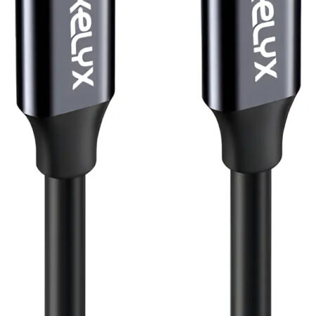 Cable Kelyx Usb Type C A Type C 65w / 10gbp - 4k Ultra Hd 1mt Negro