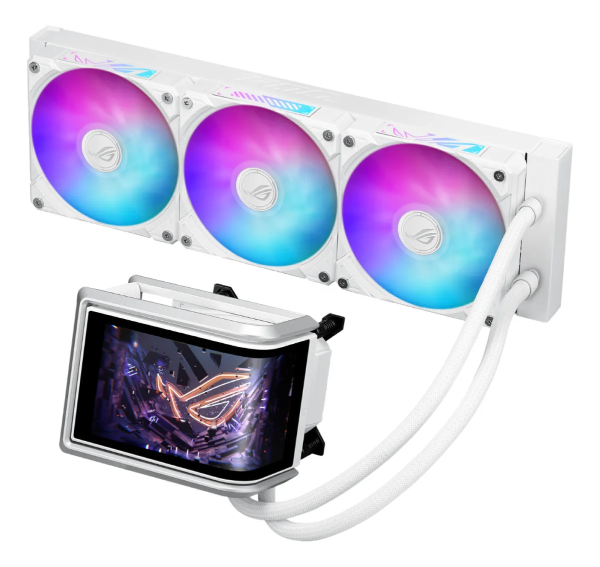 Water Cooler Asus Amoled Rog Ryuo Iv 360 Argb White