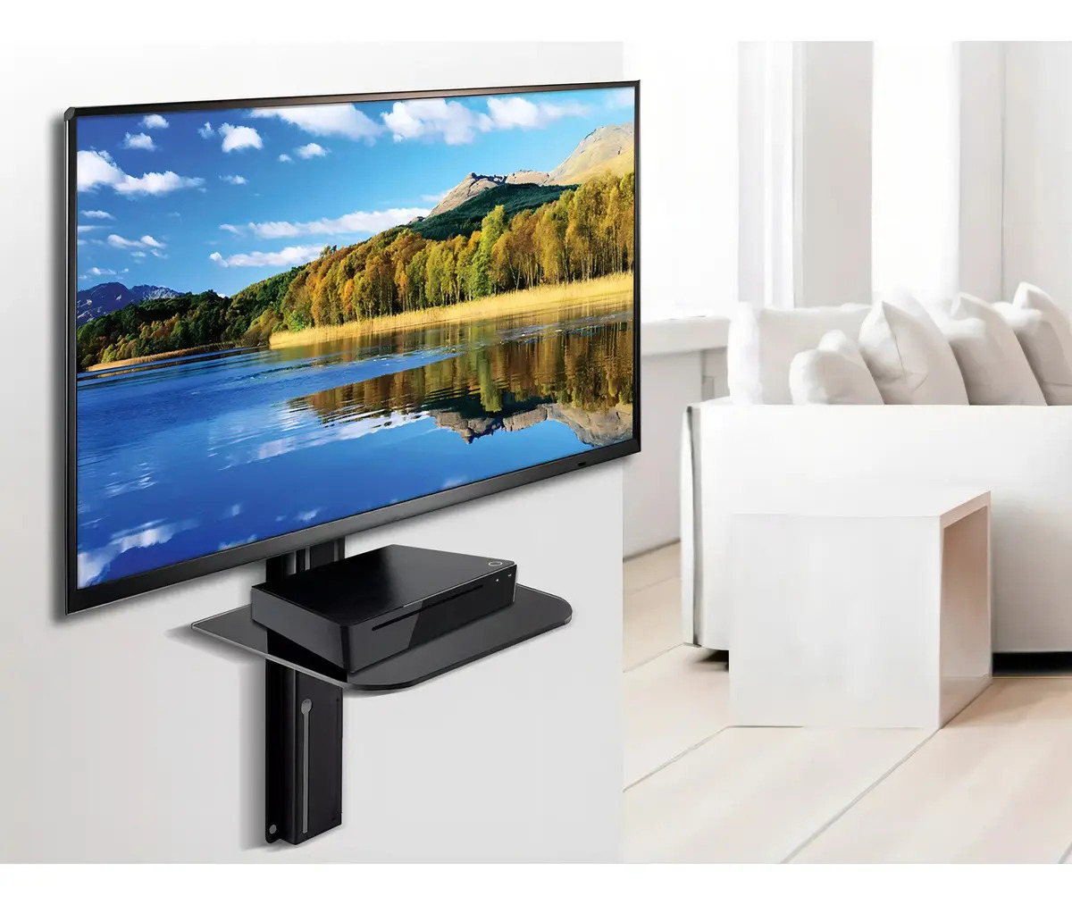 Soporte Pared Intelaid TV 32-55 Inclinable y Giratorio Negro - Image 4