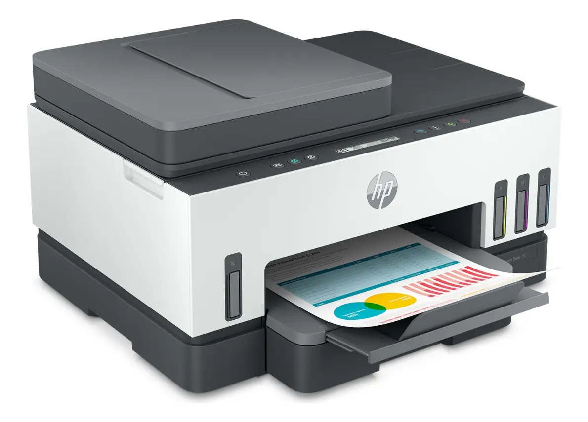 Impresora Multifunción Hp Smart Tank 750 Sist Continuo Wifi