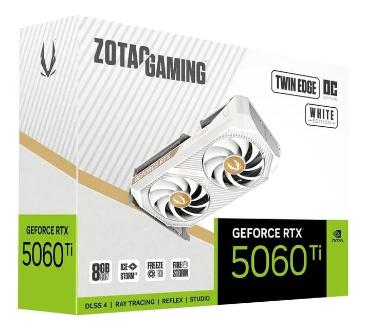 Placa De Video Zotac Rtx5060ti 8gb Twin Edge Zt-b50610q-10a