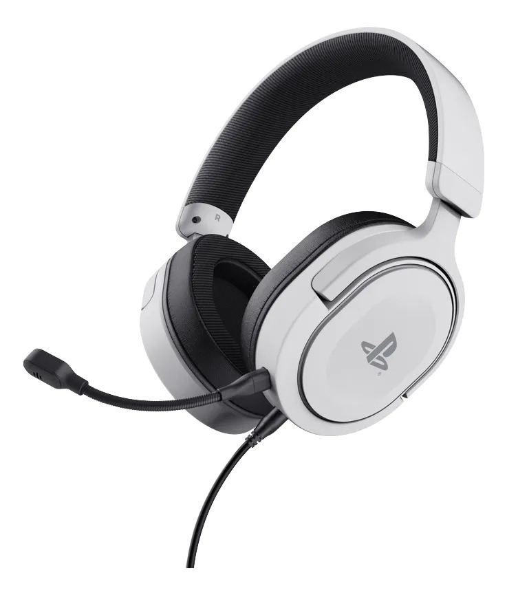 Auriculares Gaming Trust Gxt 498 Forta Black Ps5 & Pc Blanco