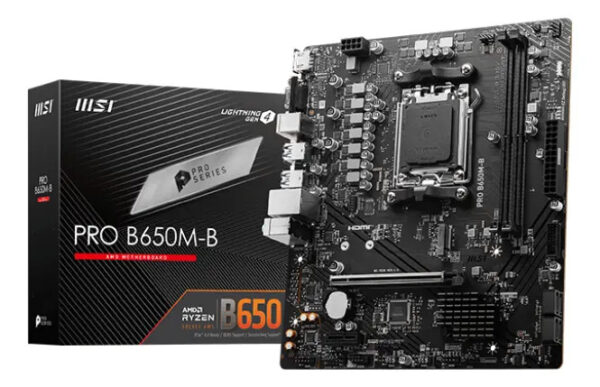 Mother Msi Pro B650m-b Ddr5 Am5 Serie 7000 8000