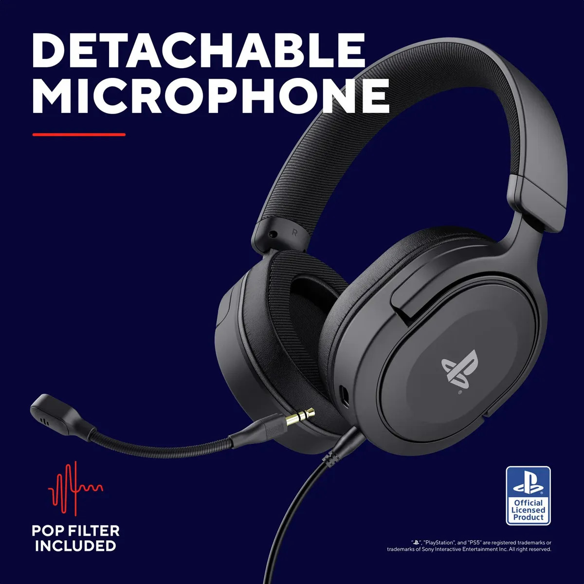 Auriculares Headset Trust Gaming Forta Gxt-498 Negro Para Pc Y Consolas Con Licencia Para Ps5 - Image 5