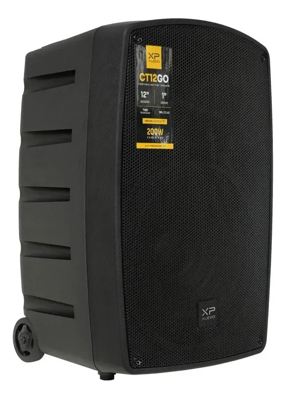Bafle Portátil Xp Audio Ct12go Con Batería Y Dsp Integrado Negro - Image 8