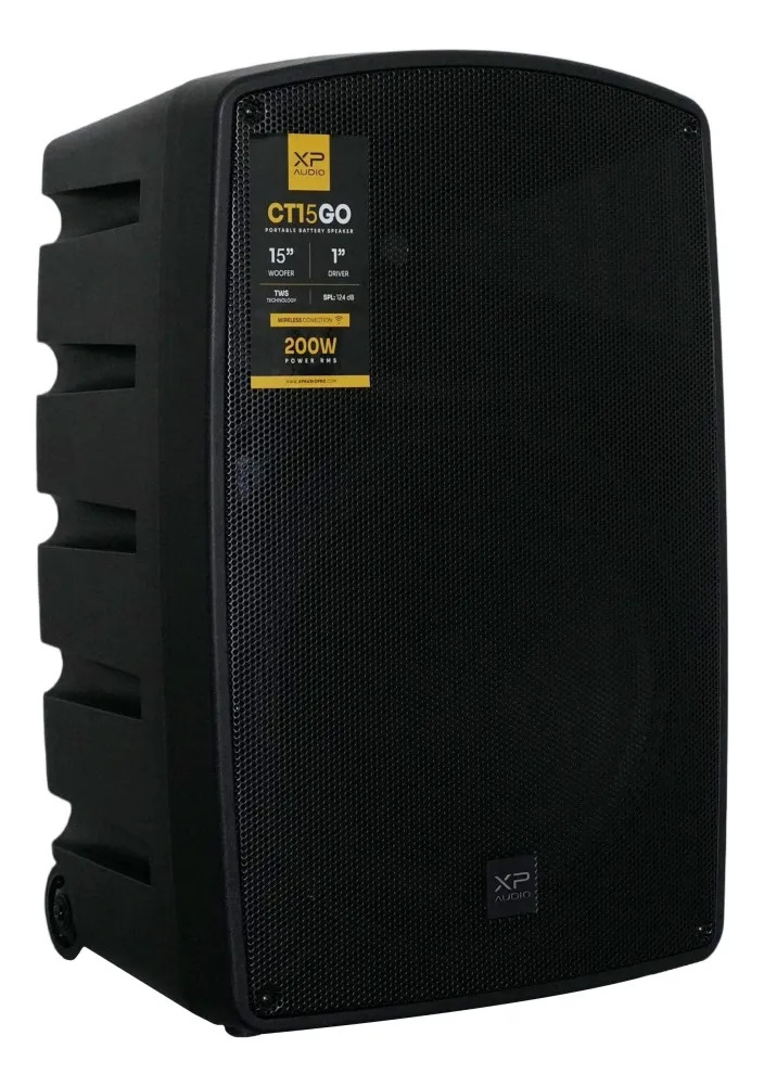 Bafle Portátil Xp Audio Ct15go Con Batería Y Dsp Integrado Negro - Image 3